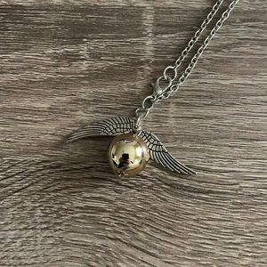 Harry Potter Golden Snitch Necklace